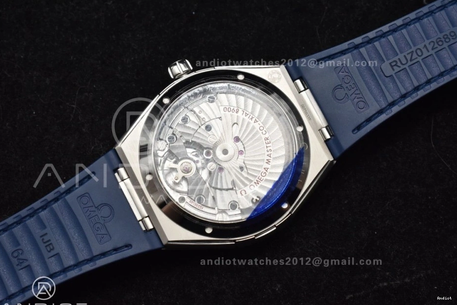 Best SS Edition VSF Dial Clone Strap A8900 on Blue Super Ceramic Gummy Blue Blue Constellation 1:1 0108